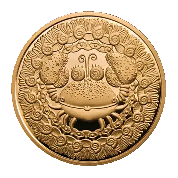 Монета Белоруссии Знаки Зодиака - Рак