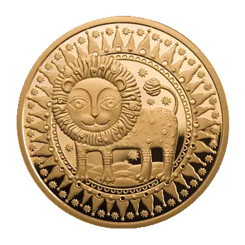 Монета Белоруссии Знаки Зодиака - Лев