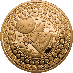 Монета Золотой червонец 2023 г. СПМД